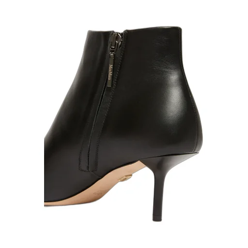 Leather Ankle Boots With Zip