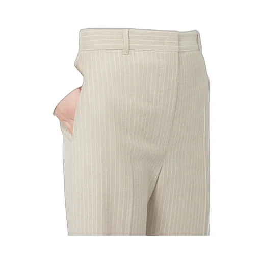 Studio Striped Pleated Trousers