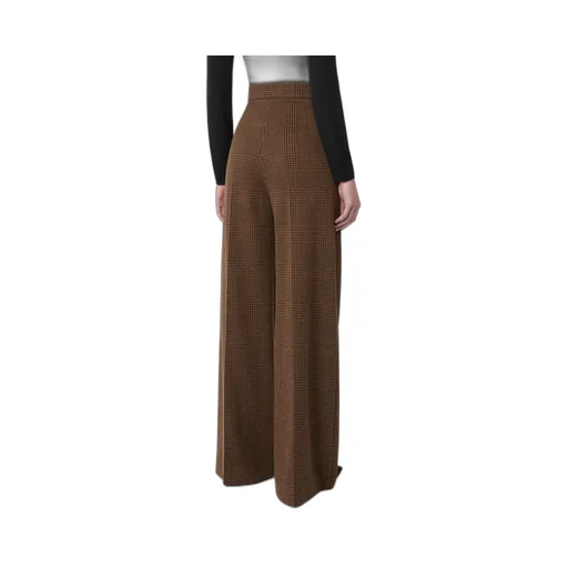 Patterned Cotton Wool Jersey Trousers