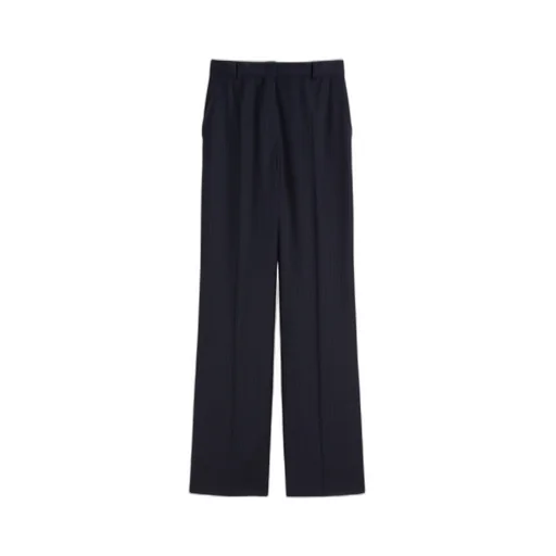 Patterned Wool Trousers