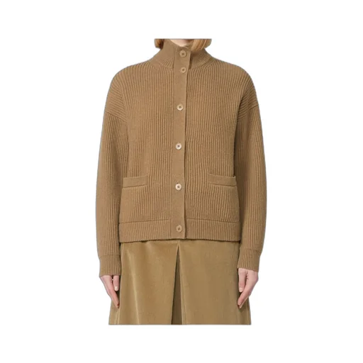 Ribbed-Knit Wool And Cashmere Cardigan