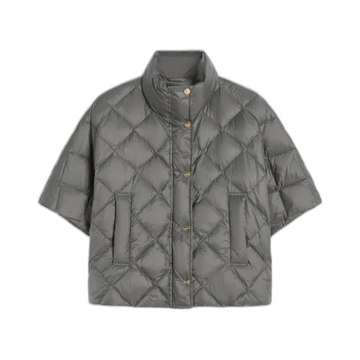 Padded Cape In Water-Repellent Fabric