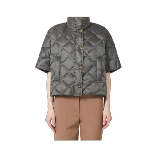Padded Cape In Water-Repellent Fabric