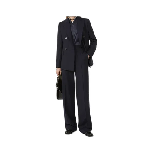 Patterned Wool Trousers