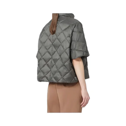 Padded Cape In Water-Repellent Fabric