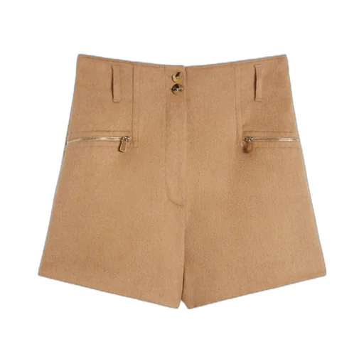 Camel Hair Shorts