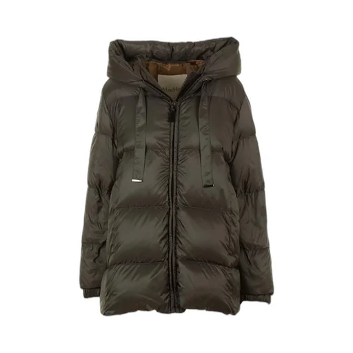 Down Jacket In Water-Repellent Canvas