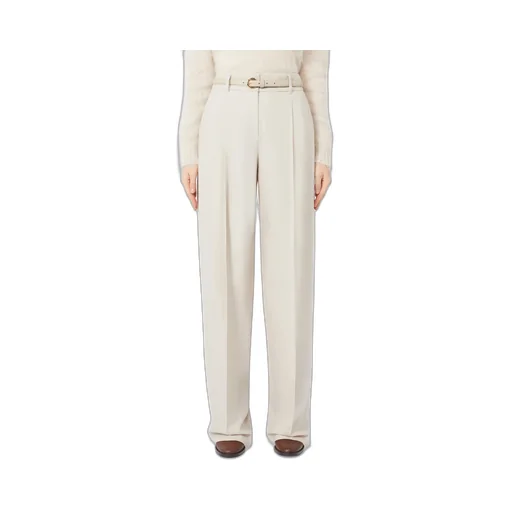 Belted Pleated Trousers