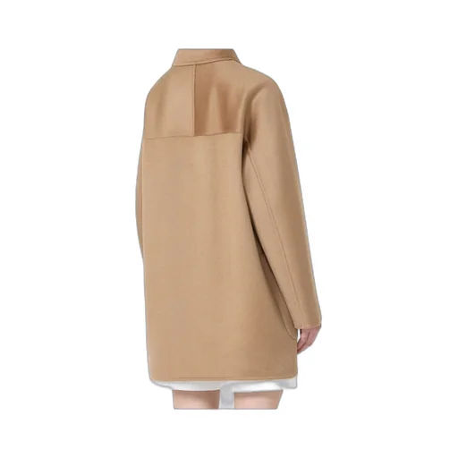 Short Pure Cashmere Coat