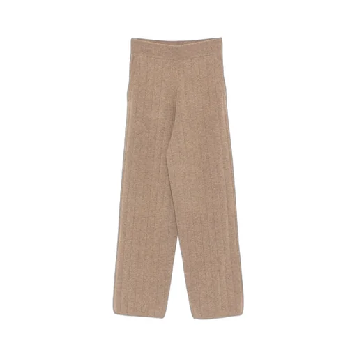 Ribbed Knit Track Pants