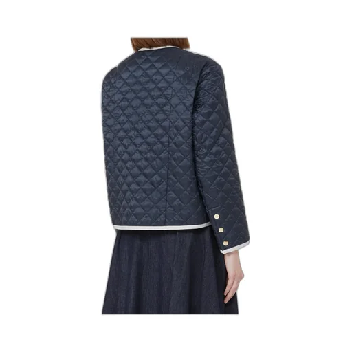 Quilted Padded Jacket In Water-Repellent Canvas