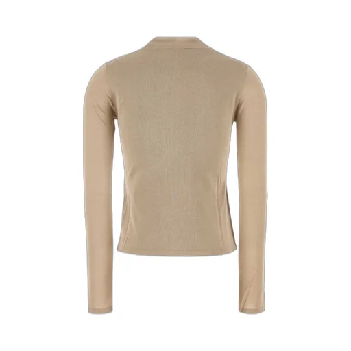 Mock-Neck Knit Sweater
