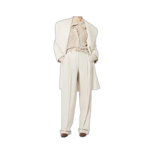 Belted Pleated Trousers