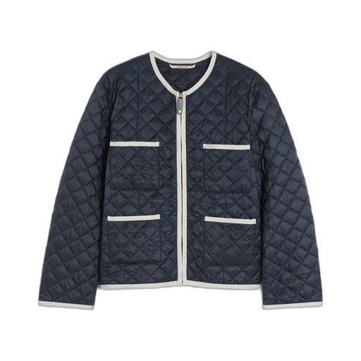 Quilted Padded Jacket In Water-Repellent Canvas