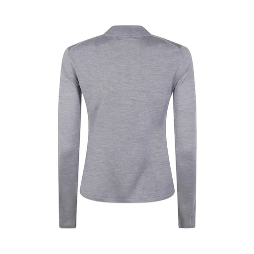 Mock-Neck Knitted Jumper