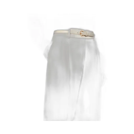 Belted Pleated Trousers