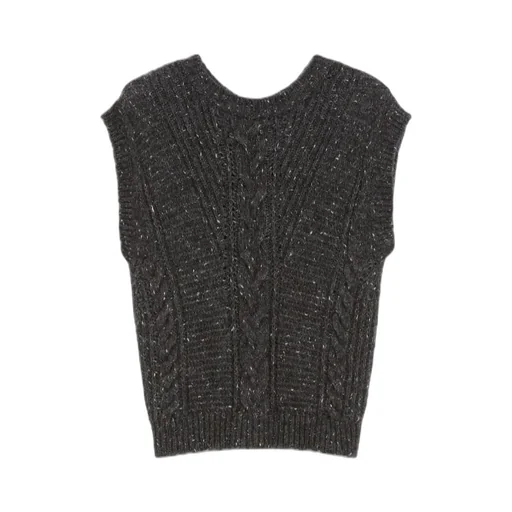 Alpaca And Lurex Gilet