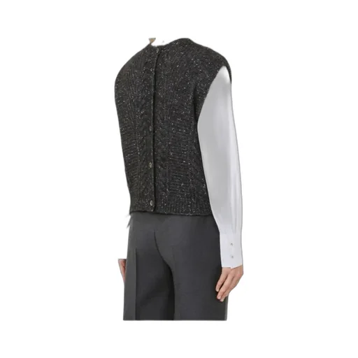 Alpaca And Lurex Gilet