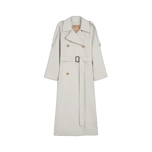 The Cube Double-Breasted Belted Coat