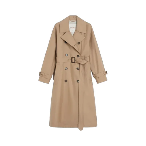 The Cube Fiorito Double-Breasted Belted Coat