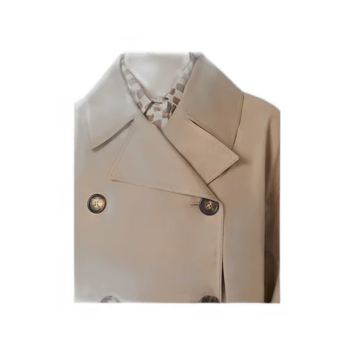 The Cube Fiorito Double-Breasted Belted Coat