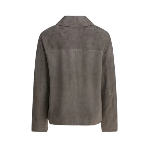 Long-Sleeved Button-Up Coat