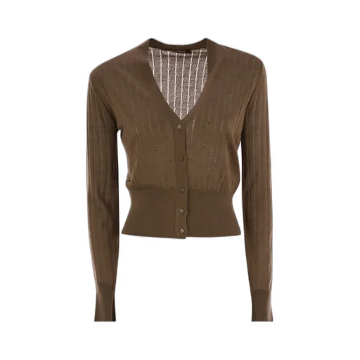 Studio Sequin Embellished Knit Cardigan