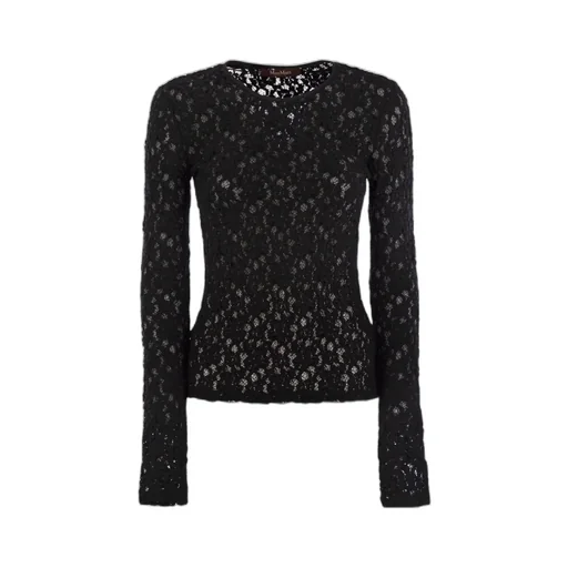 Gennaio Lace Jersey Knit Top