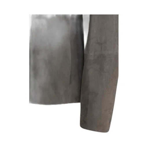 Long-Sleeved Button-Up Coat