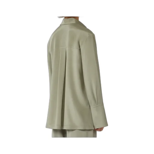 Stretch Silk Cady Blouse
