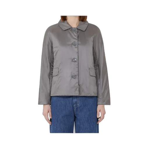 The Cube Greens Button-Up Padded Jacket