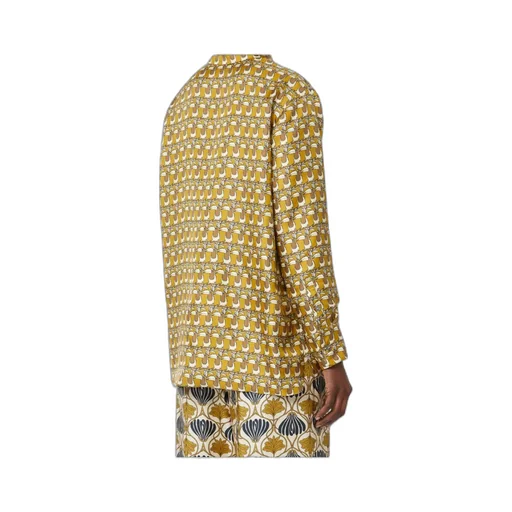 Reversible Printed Silk Shirt