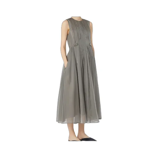 Wally Pleated Midi Dress