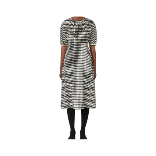 Printed Crepe De Chine Dress
