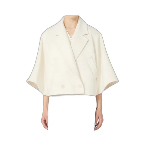 Wool And Cashmere Cropped Jacket