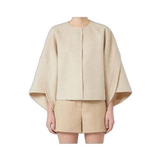 Wool And Cashmere Cloth Cropped Coat