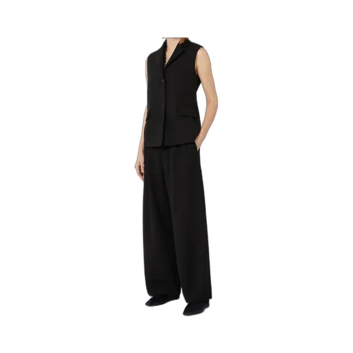Cady Wide-Leg Trousers
