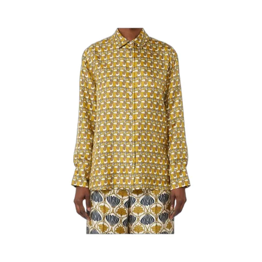 Reversible Printed Silk Shirt