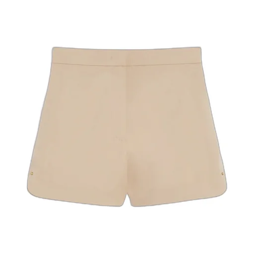 Double-Faced Cotton Canvas Shorts
