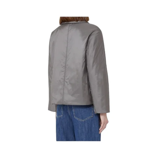 The Cube Greens Button-Up Padded Jacket