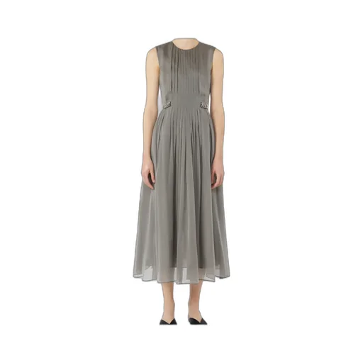 Wally Pleated Midi Dress