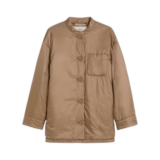 Padded Shirt Jacket In Water-Repellent Canvas