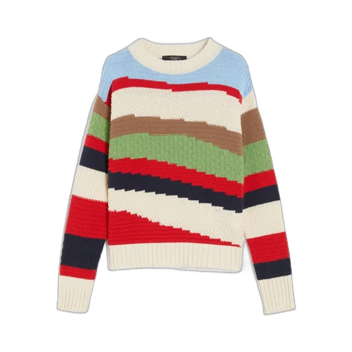 Weekend Multicolor Intarsia Knit Jumper