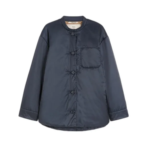 Padded Shirt Jacket In Water-Repellent Canvas
