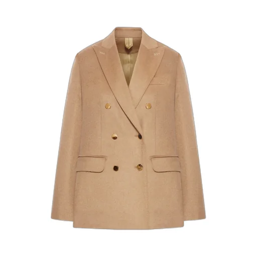 Double-Breasted Long-Sleeved Blazer
