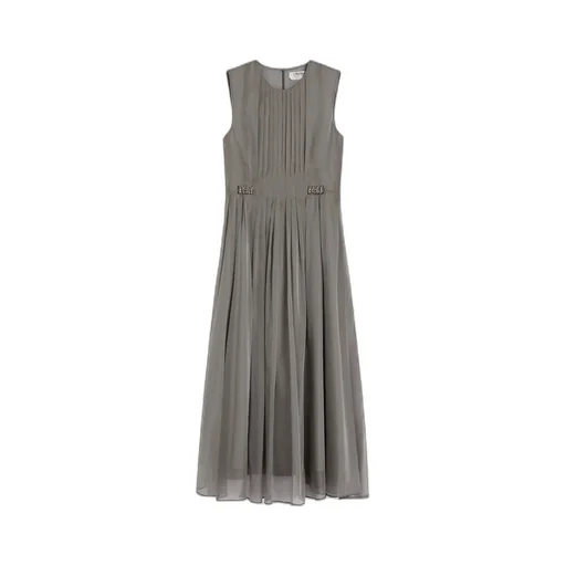 Wally Pleated Midi Dress