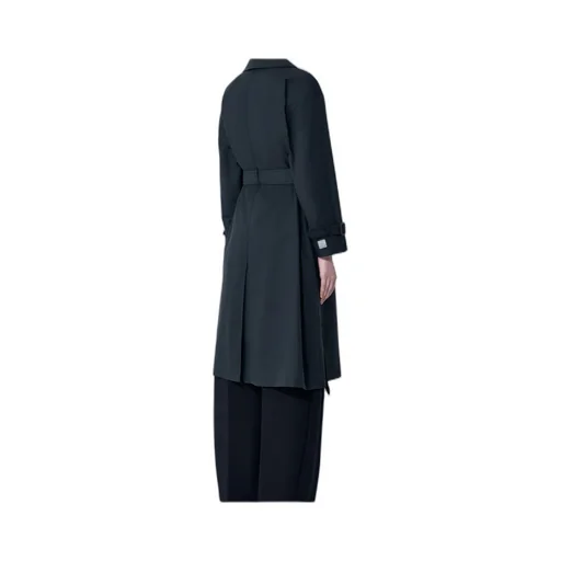 The Cube Fiorito Double-Breasted Belted Coat