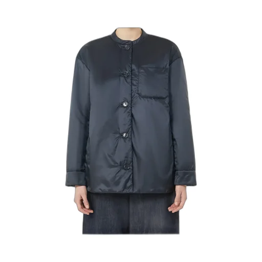 Padded Shirt Jacket In Water-Repellent Canvas