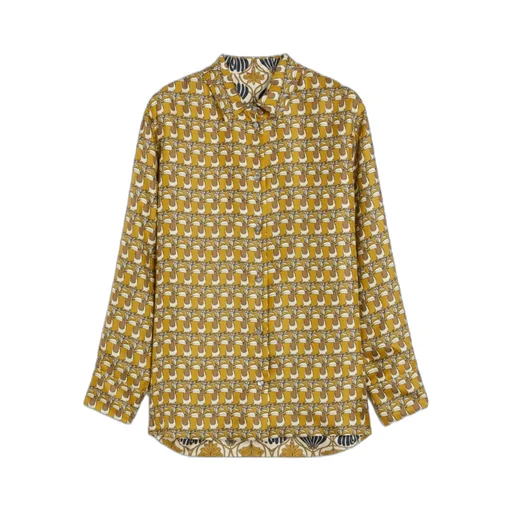 Reversible Printed Silk Shirt