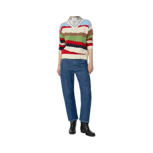 Weekend Multicolor Intarsia Knit Jumper
